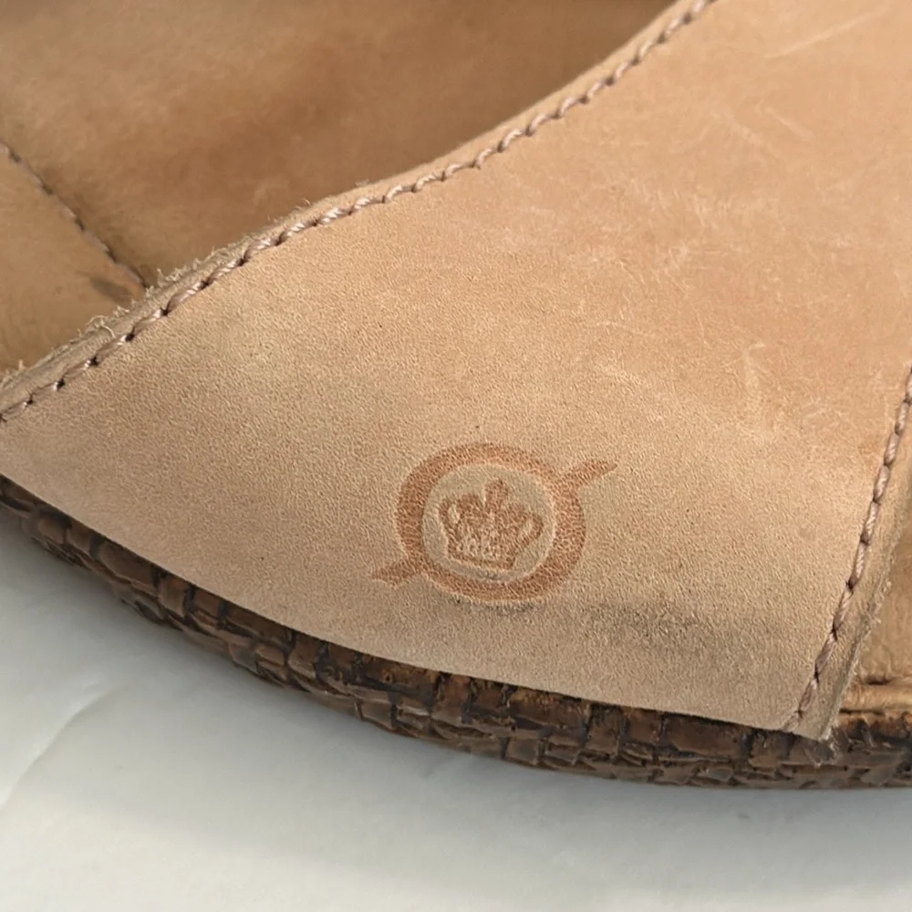 Born Leah strap neutral sandals 10